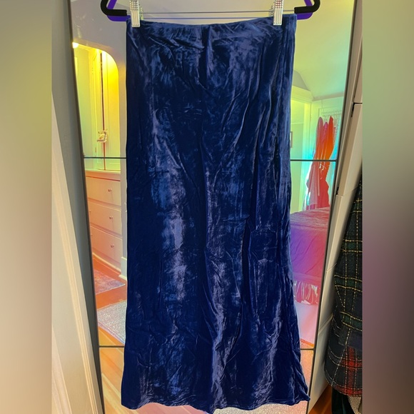 NWT Velvet Maxi Slip Skirt - Picture 3 of 7